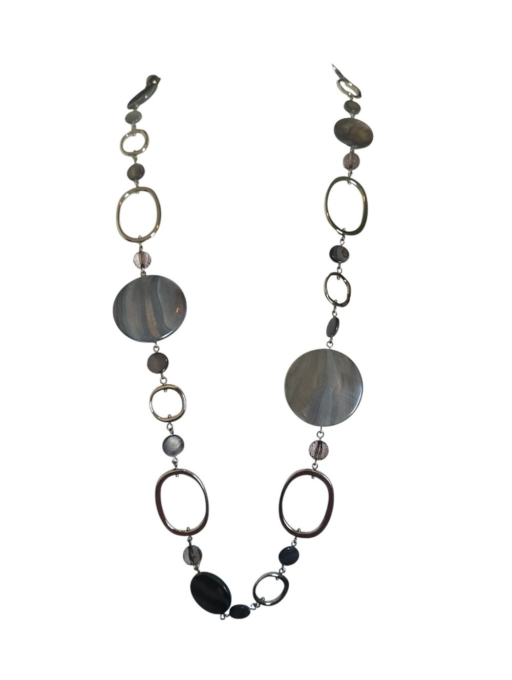 Lia Sophia Bungalow Necklace Gray/Silver